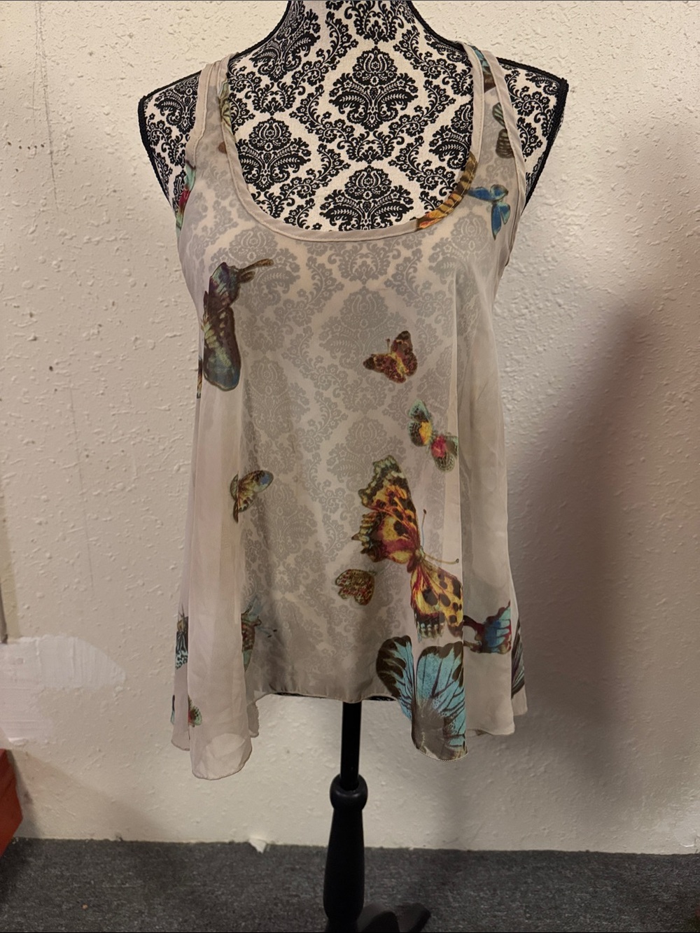 January 7 Bright Orange Sleeveless Camisole
